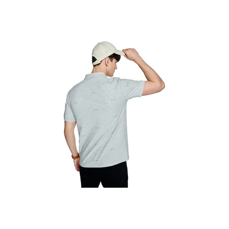 Lee Polo Shirts Men Heather Gray-3