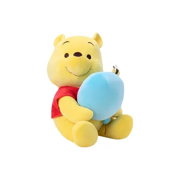 Disney Winnie The Pooh Blue Balloon Collection Winnie The Pooh Large Size Dolls Plush Doll 41cm Height