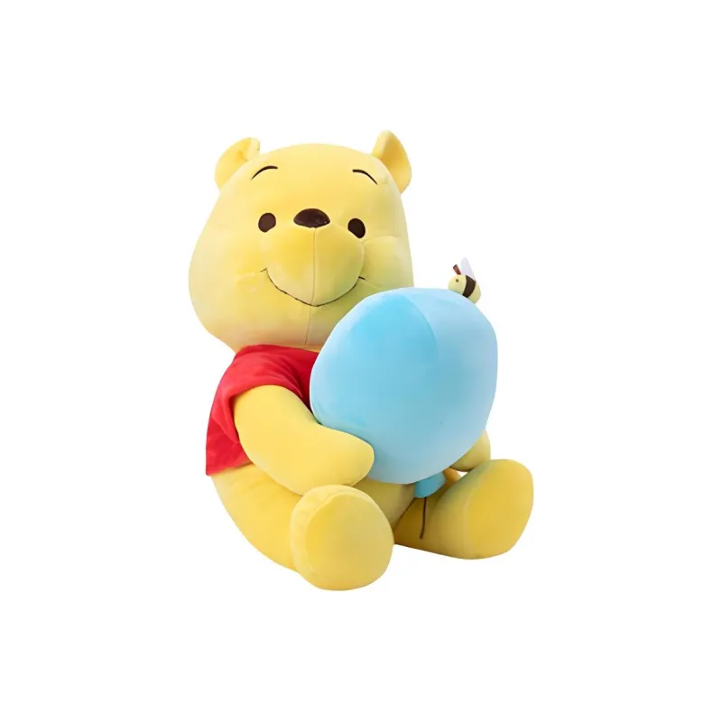 Disney Winnie The Pooh Blue Balloon Collection Winnie The Pooh Large Size Dolls Plush Doll 41cm Height-0