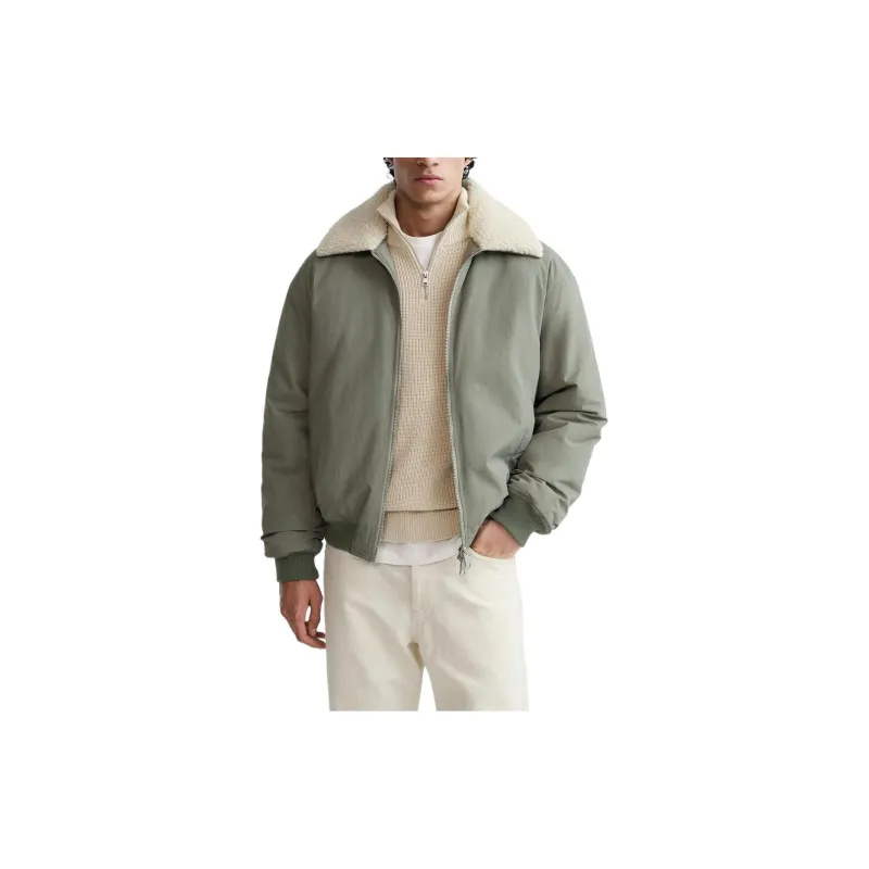 ZARA Jackets & Coats Men's Light Green-2