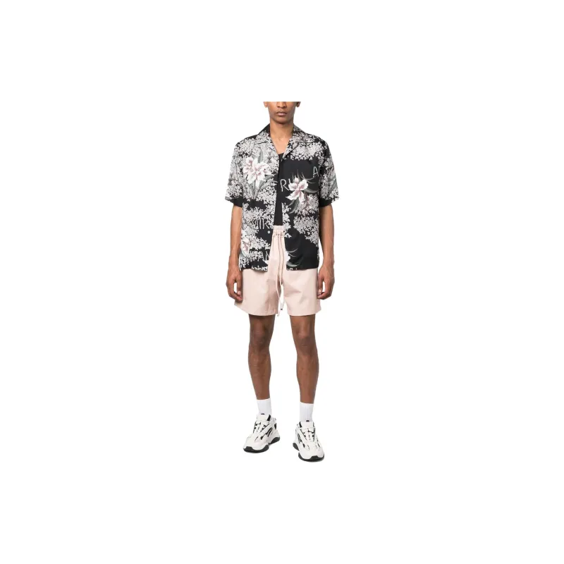 AMIRI Vegan Leather Basketball Shorts-1