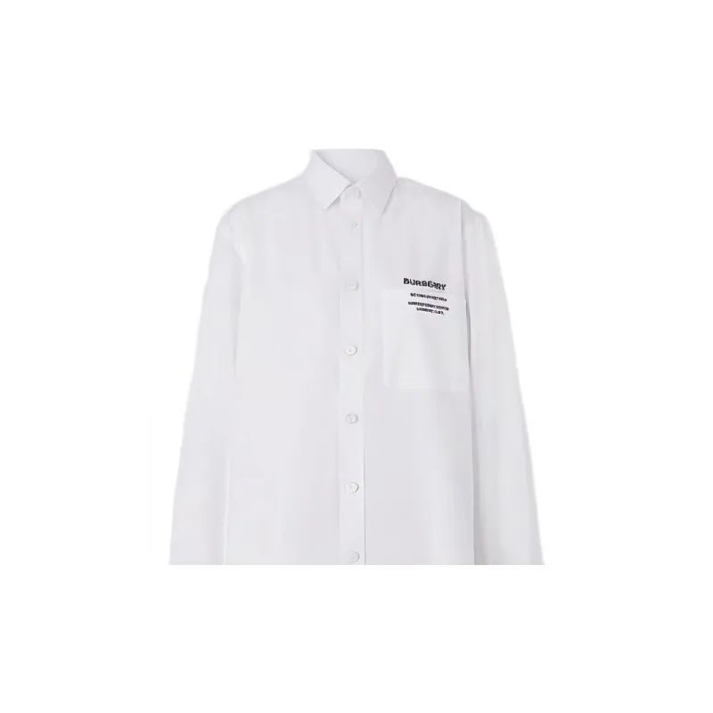 Burberry SS22 Shirt Men's White-5
