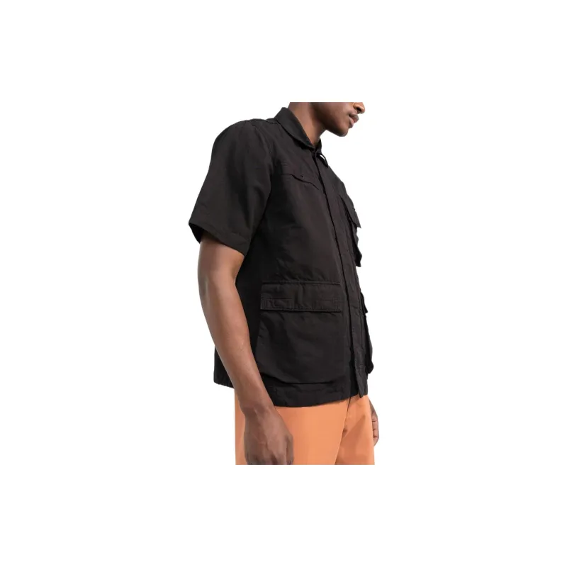 STONE ISLAND SS22 Shirt Men's Black-4