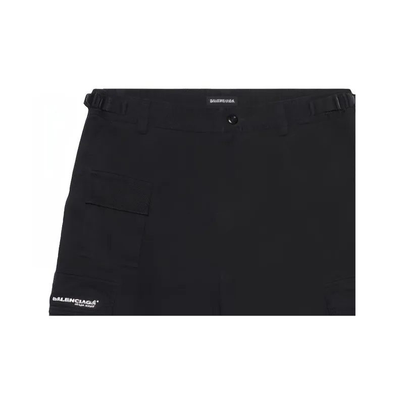 Balenciaga Casual Shorts Men's Black-4