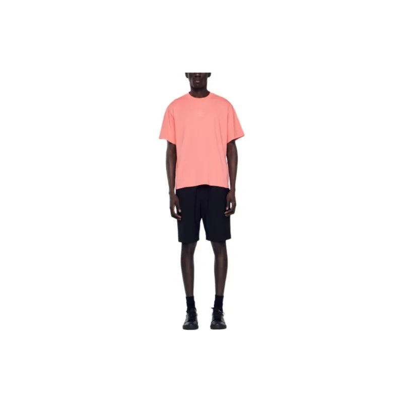 Sandro T-Shirts Men Pink-2