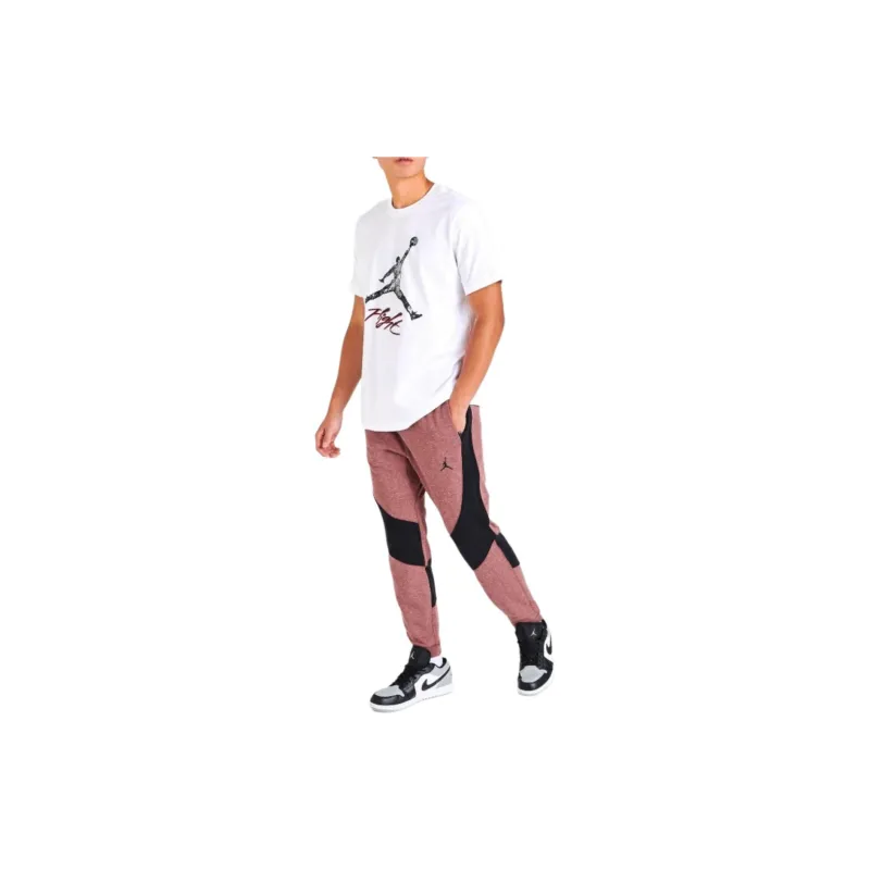 Jordan Knitted Sweatpants Men Brown-3