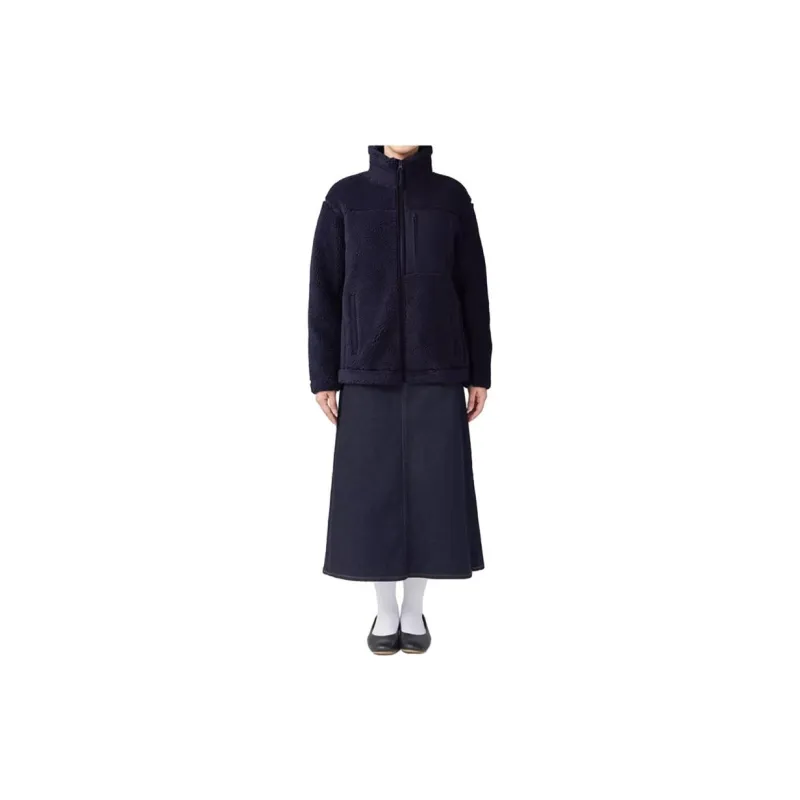 MUJI Velvet Jackets Unisex-2