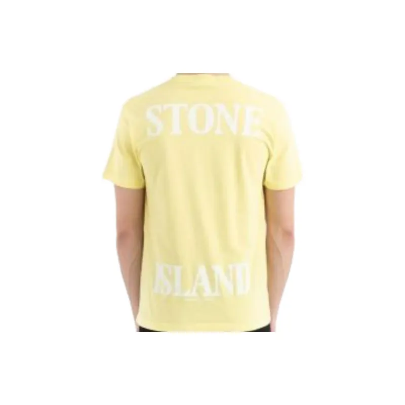 STONE ISLAND T Shirt Men's Yellow-1