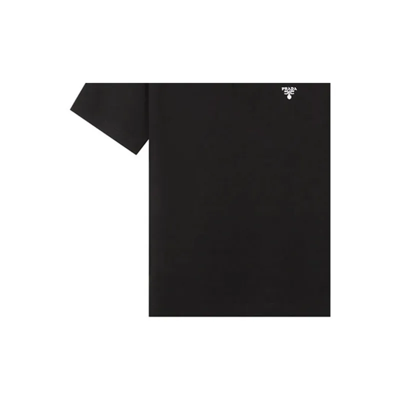 PRADA SS22 Polo Shirt Men's Black-3