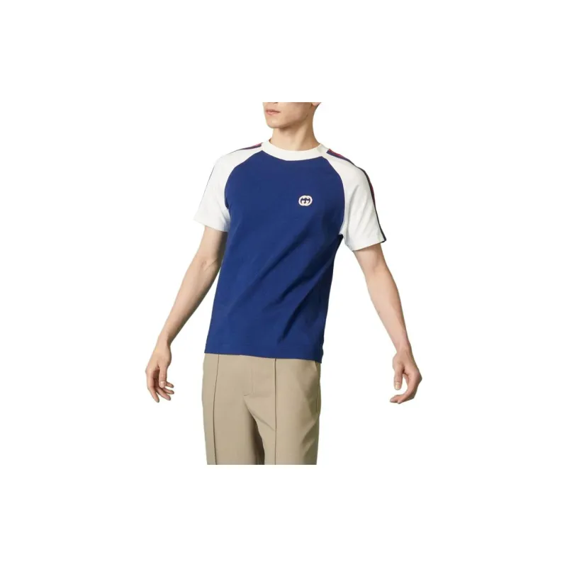 GUCCI T Shirts Men Blue-1