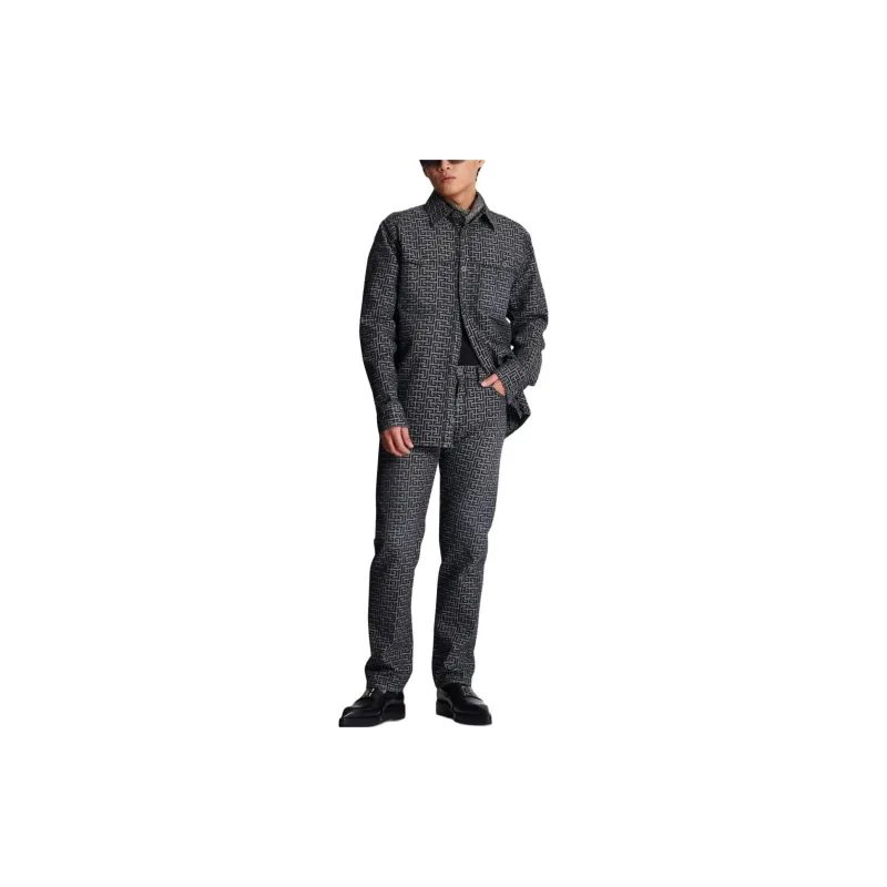 BALMAIN Jeans Men Black-1