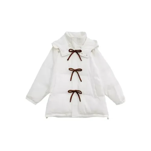 MTHE Puffer Jackets Women's Off White