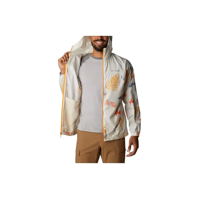 Columbia Jacket Men's White Base With Print-2