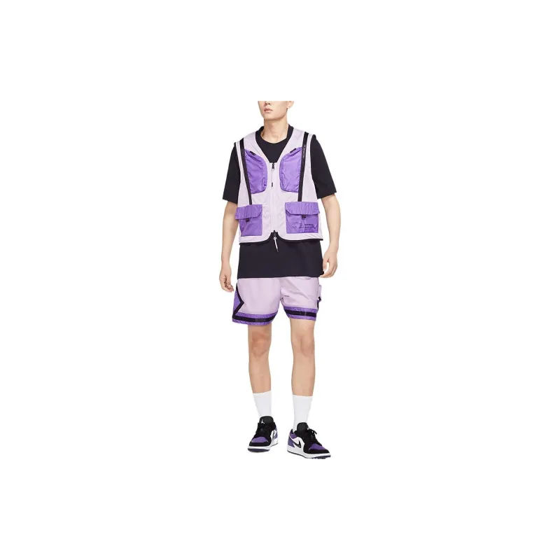 Jordan Vests Men Pink Purple-4
