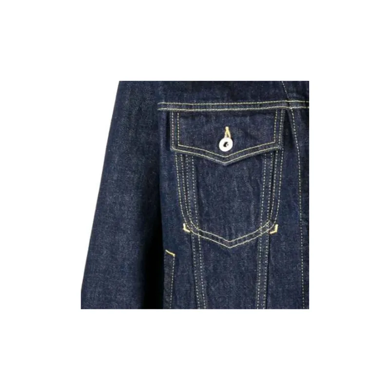 KENZO Contrast stitch Denim Jacket-4