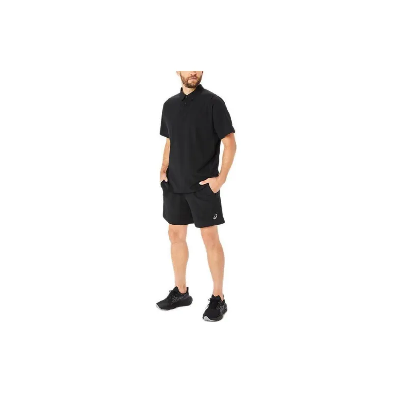 Asics Polo Shirts Men Black-4