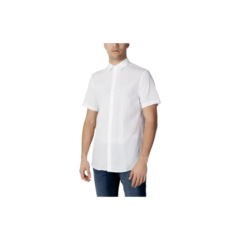 ARMANI EXCHANGE Shirts Men White-2