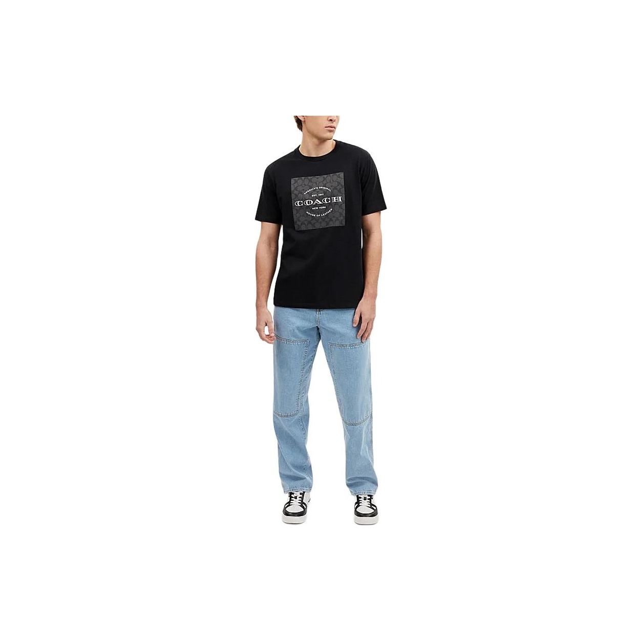 COACH T-Shirts Men Black - POIZON