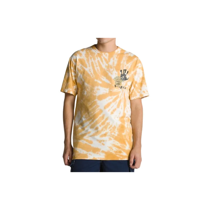 Vans X ZION WRIGHT OFF THE WALL T Shirts Unisex Orange-2