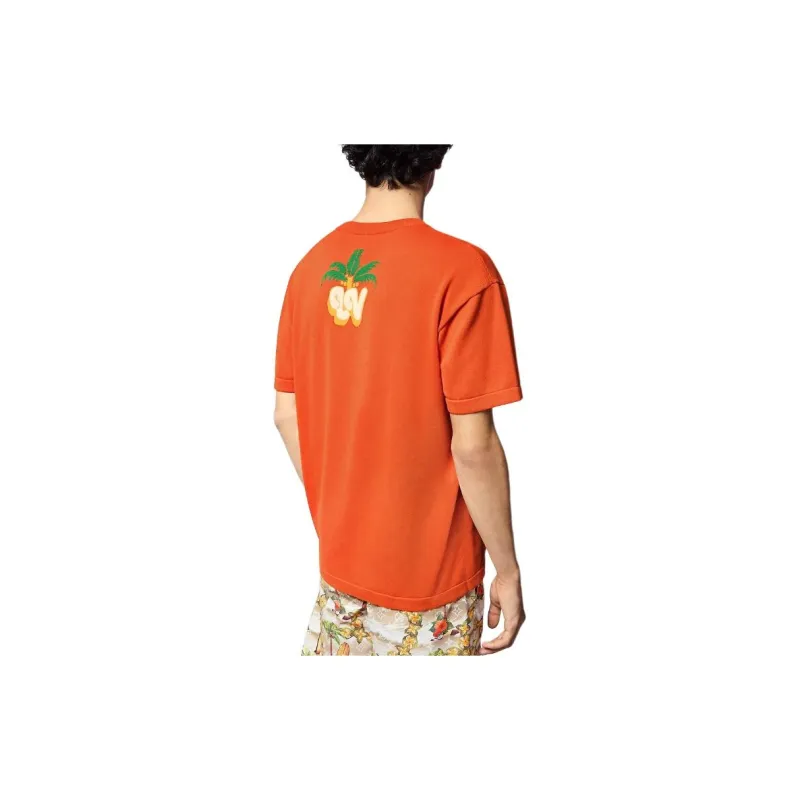 LOUIS VUITTON Short Sleeved Cotton Crewneck-8