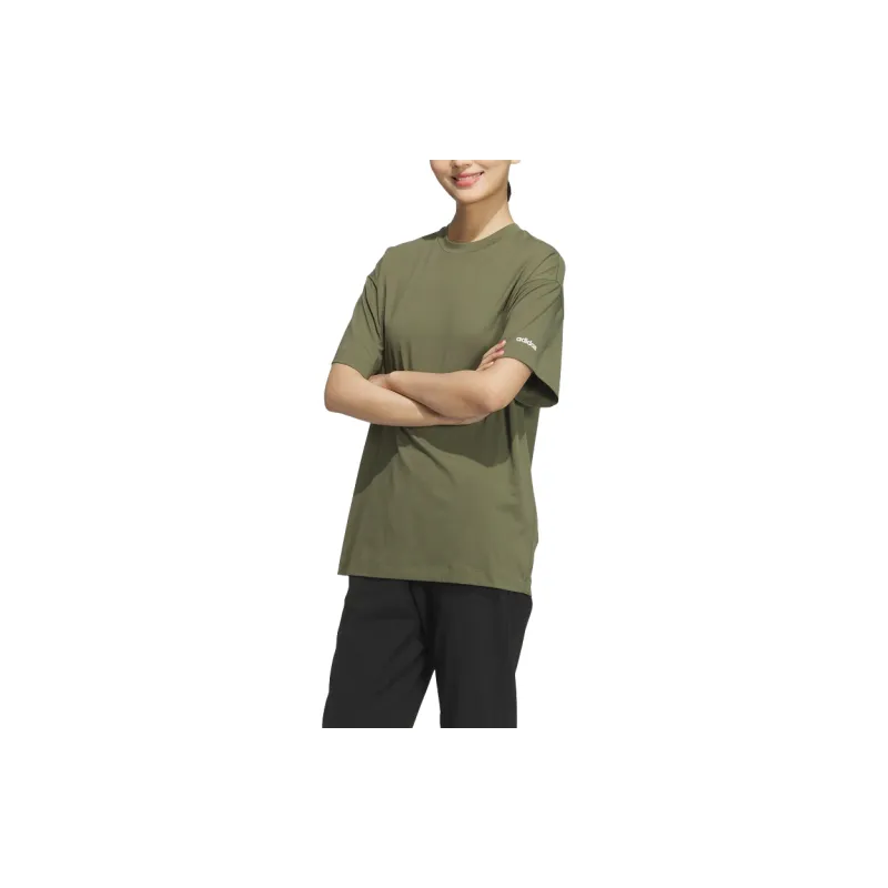 Adidas T-Shirts Rock Olive GreenGender Neutral-3
