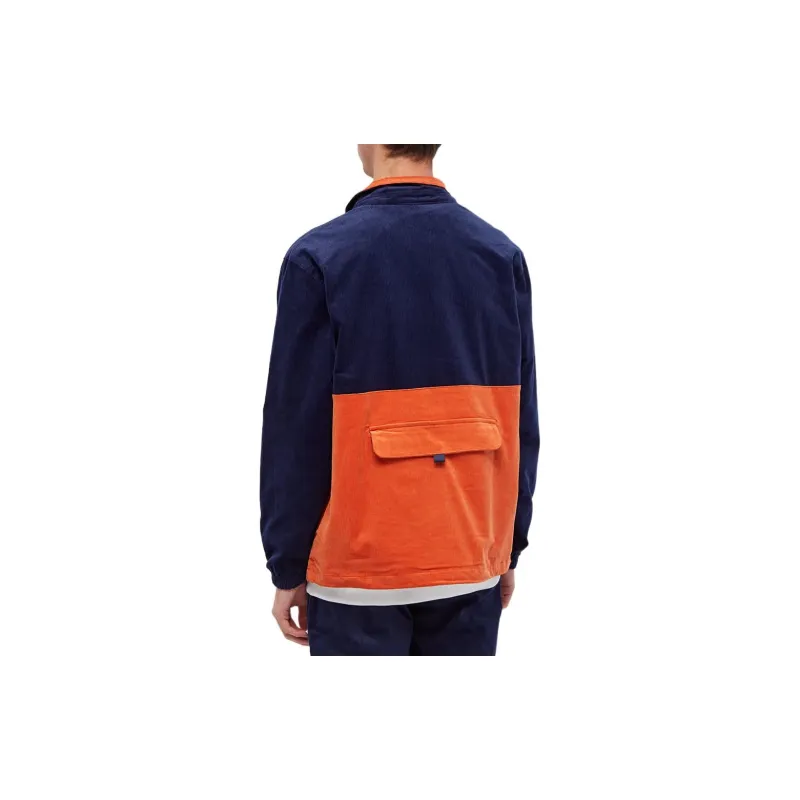 PUMA Jacket Men's Navy Blue Orange-2