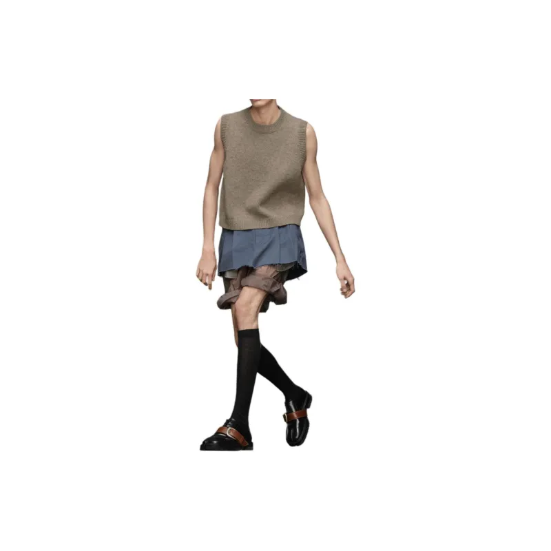 Maison Margiela Shetland Crewneck Knitted Vest-1