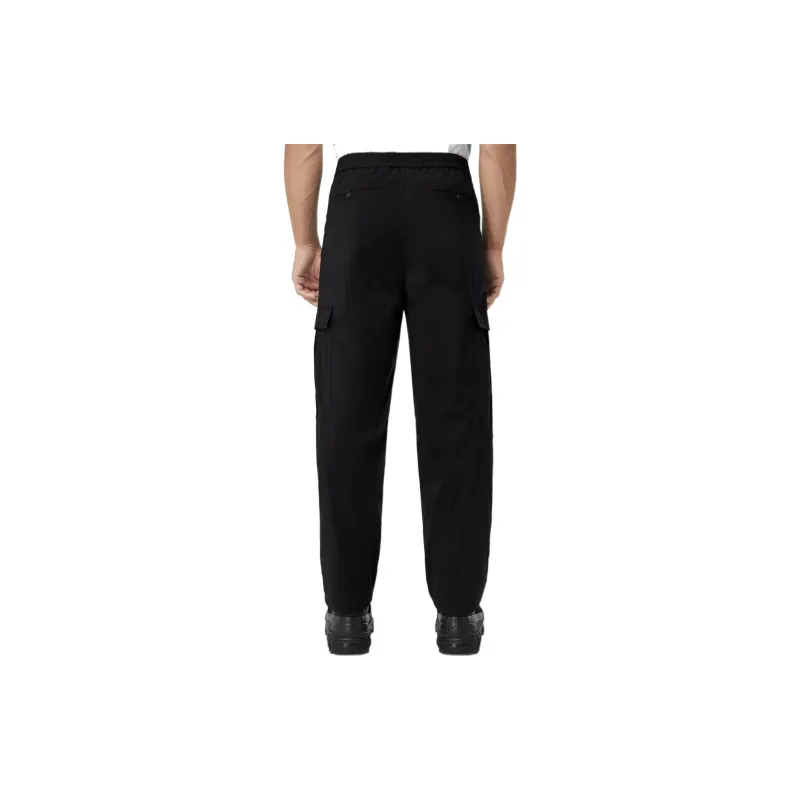 Burberry Logo detail Cargo Trousers-3