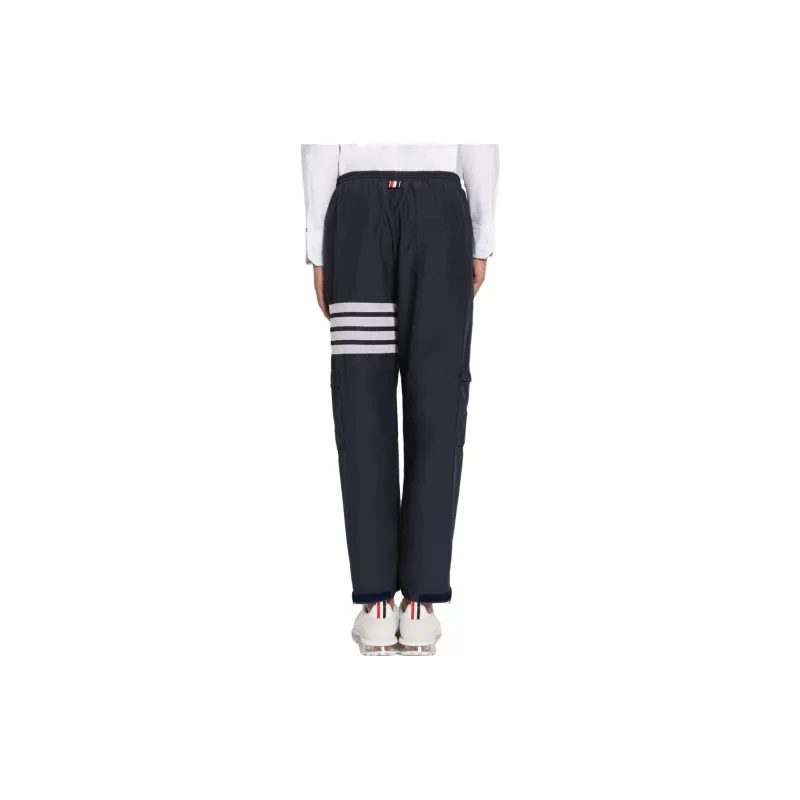 THOM BROWNE 4 Bar Striped Track Pants-6