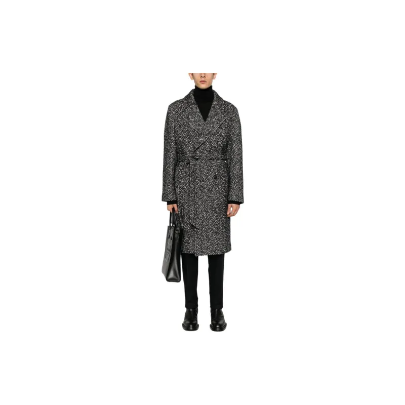 Tagliatore Royce Herringbone-pattern Coat-1