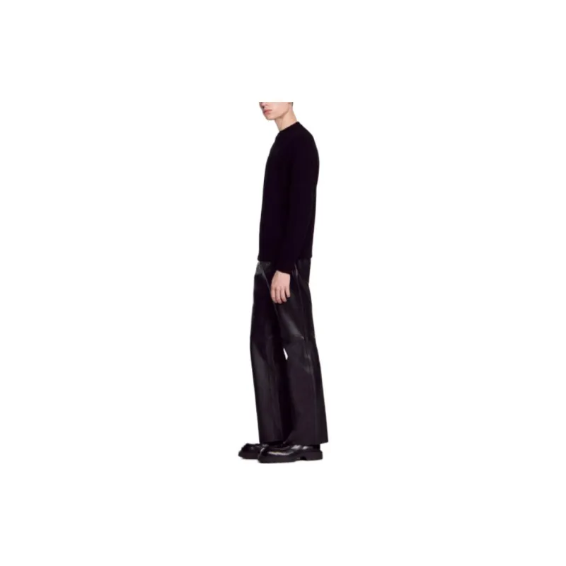 Sandro Sweaters Men Black-4
