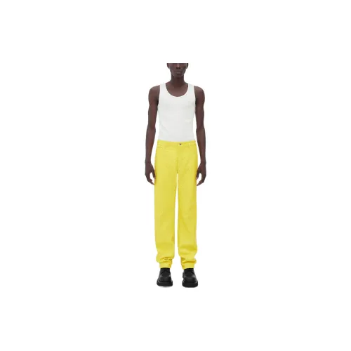 Bottega Veneta FW22 Casual Pants Men's Yellow