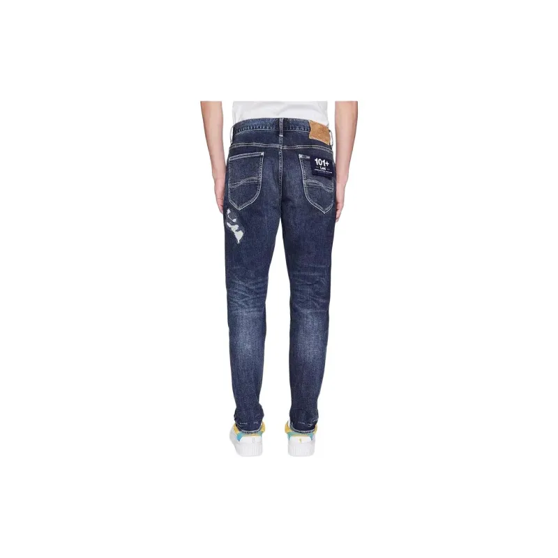Lee Jeans Men's Medium Dark Blue-4
