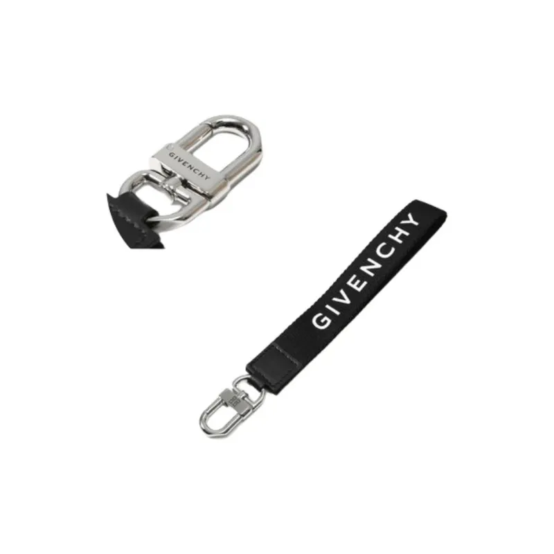 Givenchy Logo Printed Wristlet Keyring-3