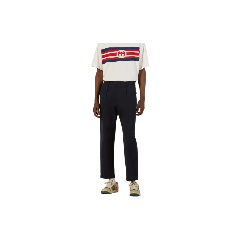 GUCCI Casual Pants Men's Dark Blue-2