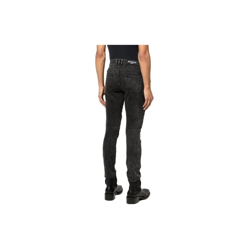 BALMAIN Slim fit Biker Jeans-2