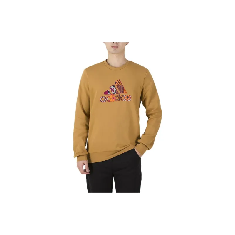 Adidas Sweatshirt Men's Ginger Yellow-2