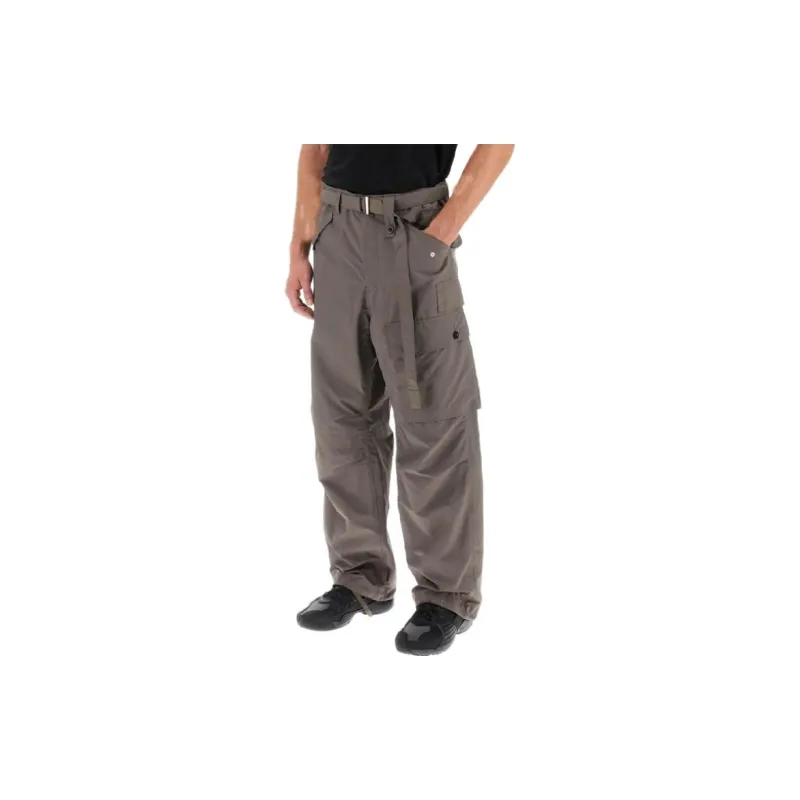 Sacai Cargo Pants Men Khaki-3