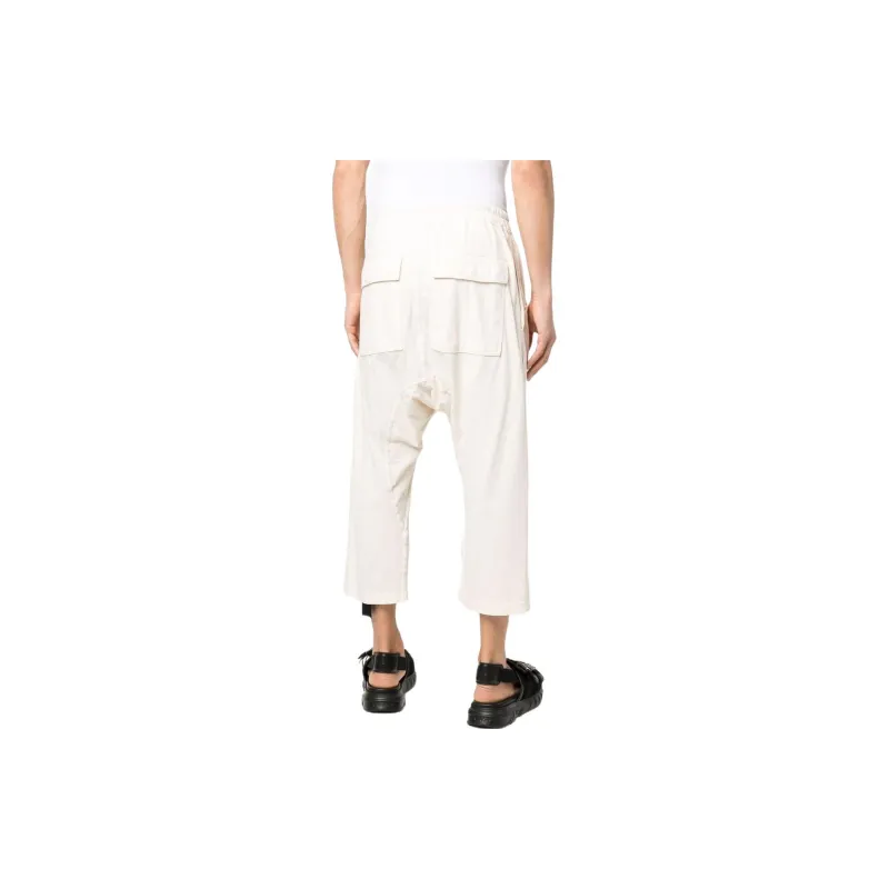 Rick Owens DRKSHDW Knitted Sweatpants Men White-1