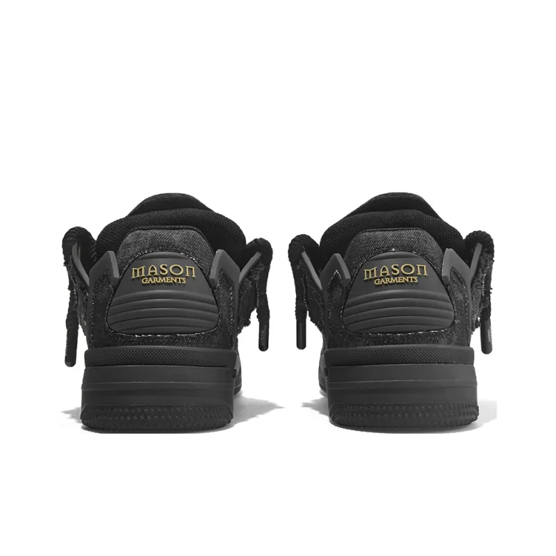Masongarments Heavenly Ladder Skateboard Shoes Unisex Jet Black Exclusive Box-4
