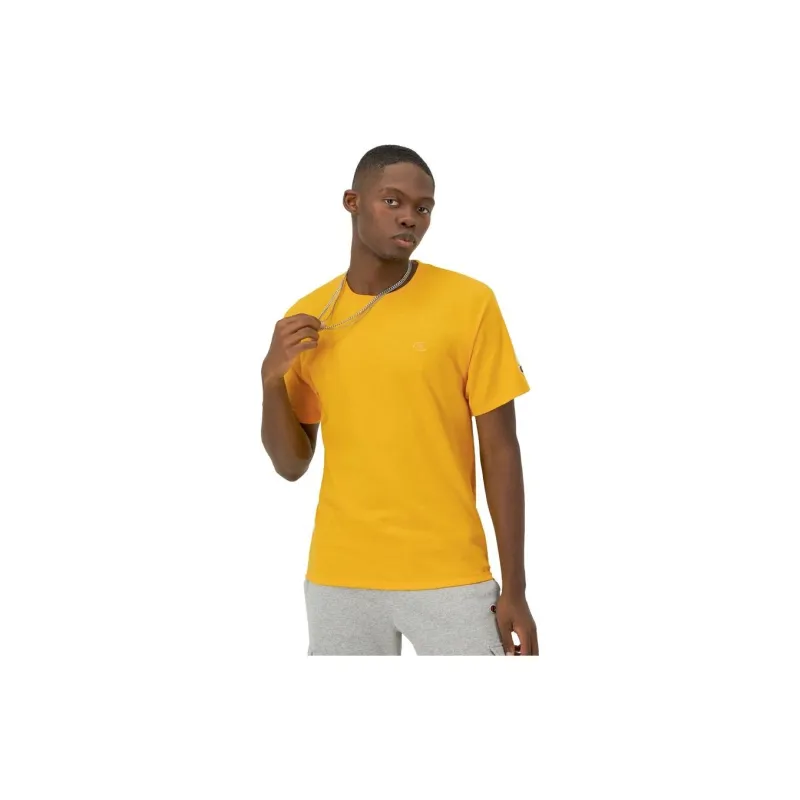 Champion T Shirts Unisex Yellow+Purple-7