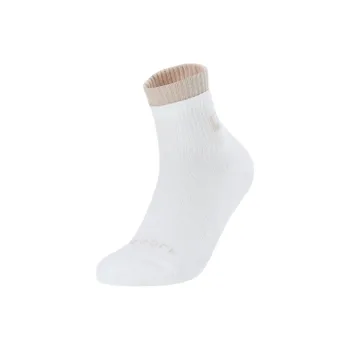 FILA Golf Series Mid Calf Socks Women's 1 Pack White Brown