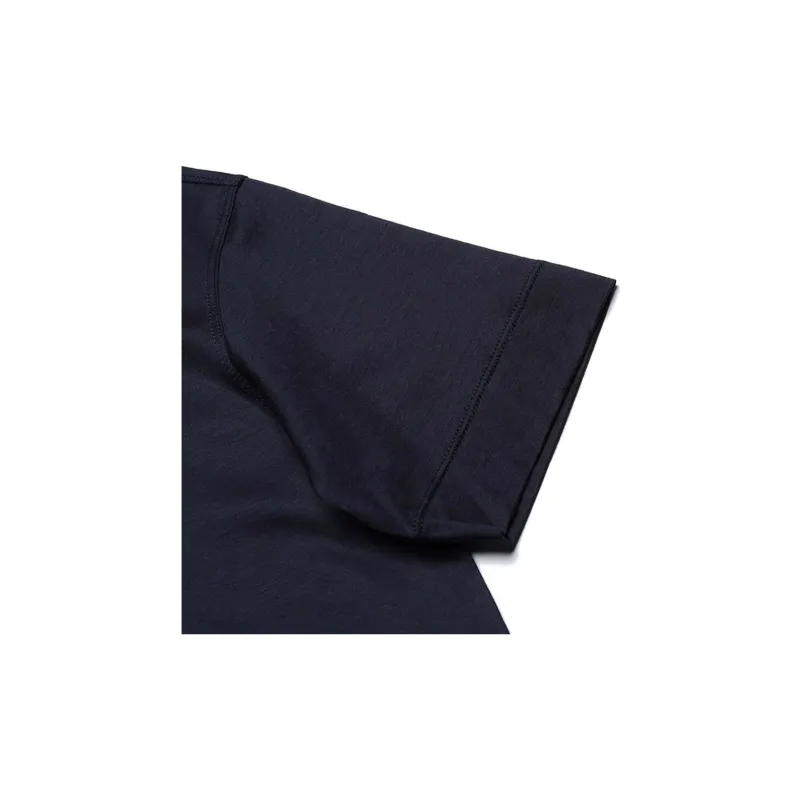EMPORIO ARMANI T Shirts Men Marine Blue Orange Red-4