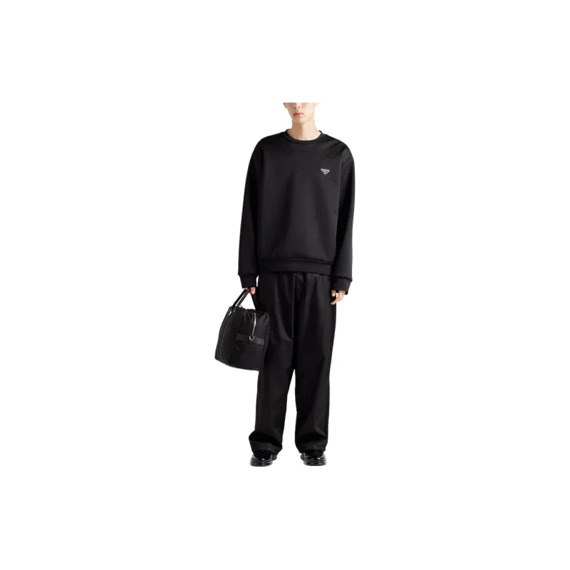 PRADA SS24 Sweatshirt Men's Black-1