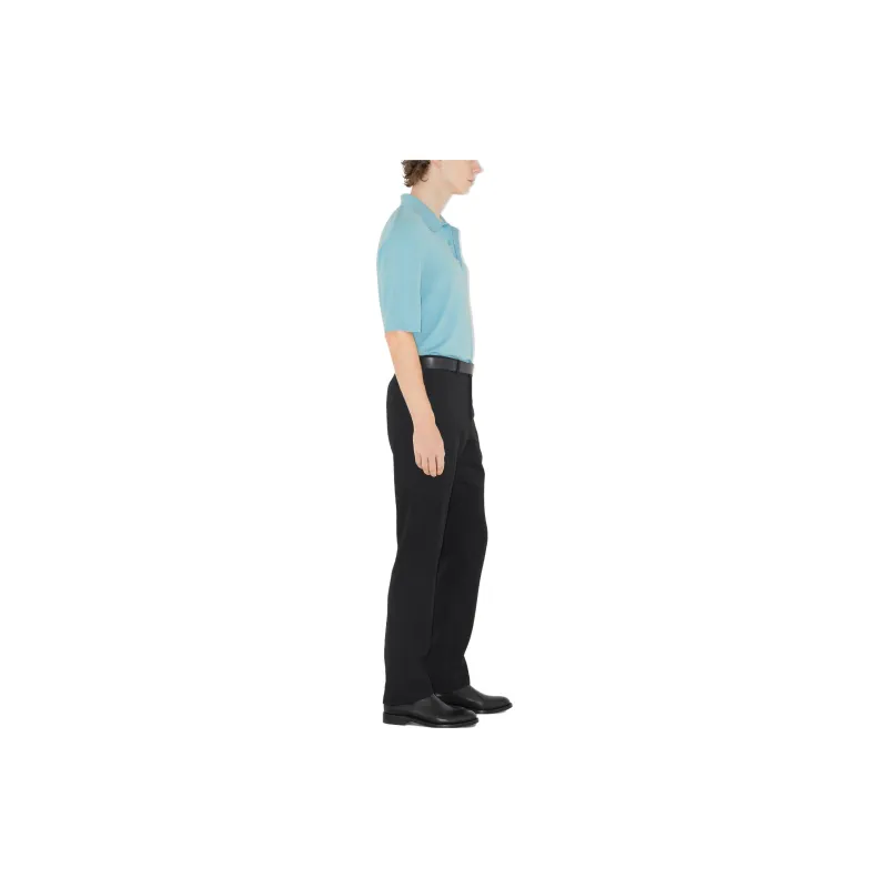 Burberry SS23 Polo Shirt Men's Denim Blue-3
