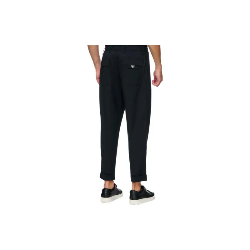 EMPORIO ARMANI Casual Pants Men Navy Blue-3
