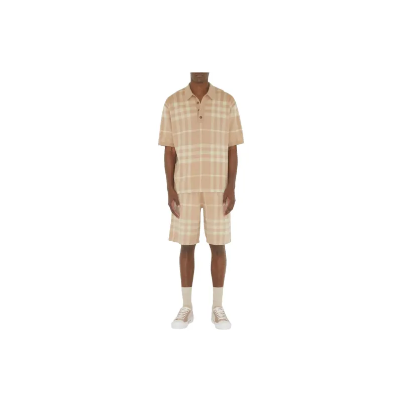 Burberry Polo Shirts Men Khaki-1