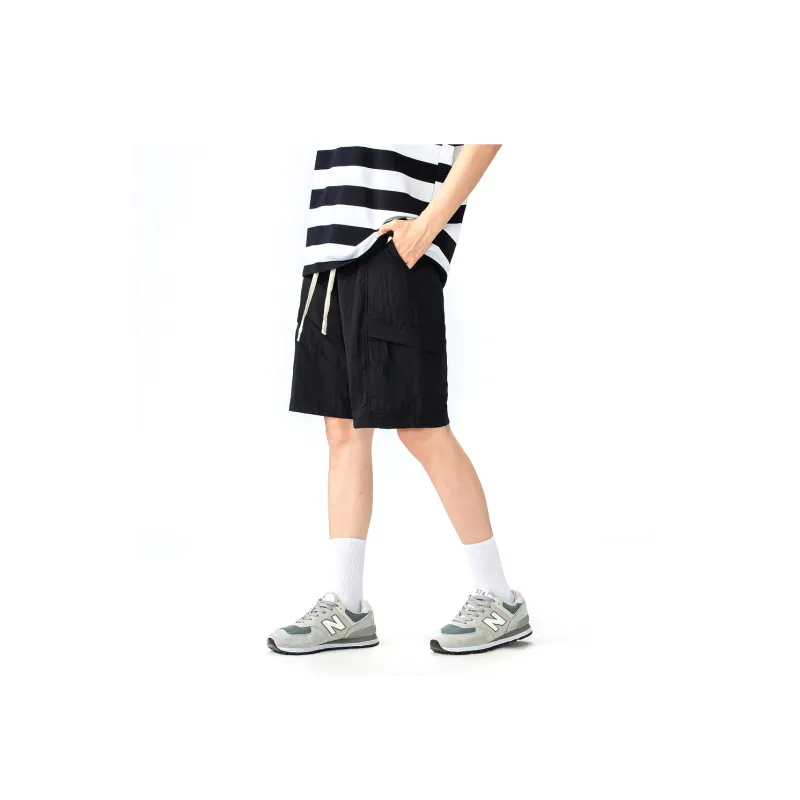 EMINU Casual Shorts Unisex Dark Violet-5