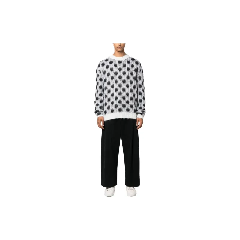 MARNI Polka Dot Intarsia Knit Jumper-3