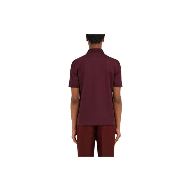 Ferragamo Zip Collar Polo-3